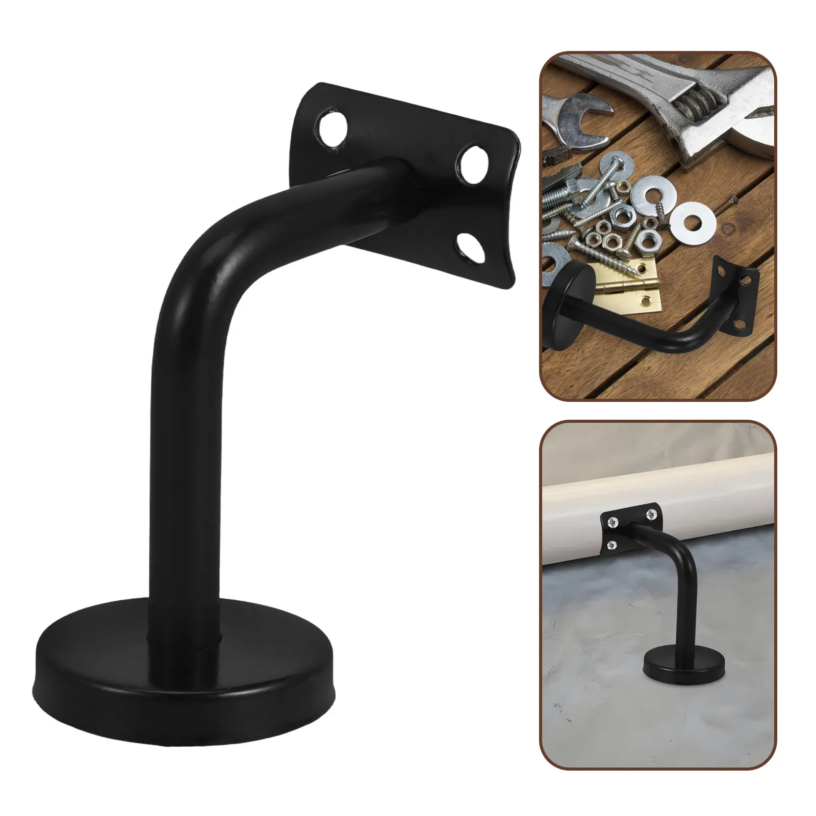 Black Stainless Steel Wall Handrail Bracket Painted Heavy Duty Stair Railing Support for Indoor Outdoor Staircase Handrail
Black Stainless Steel Wall Handrail Bracket Painted Heavy Duty Stair Railing Support for Indoor Outdoor Staircase Handrail