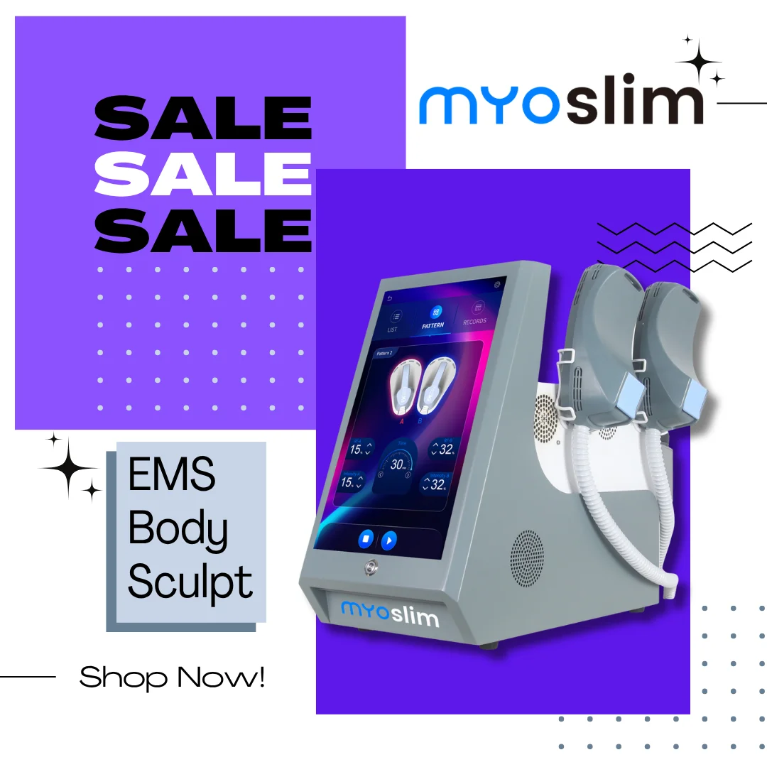 New EMS Myoslim Body Sculpt Machine Sculpting Electromagnetic stimulate Body Slimming Machines Muscle Build
New EMS Myoslim Body Sculpt Machine Sculpting Electromagnetic stimulate Body Slimming Machines Muscle Build