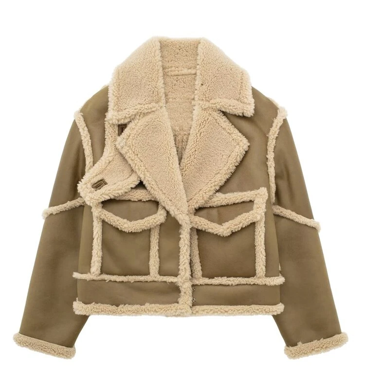 Double-Sided Lamb Fur Fce Jaet Women's Winter New Sle 2023 Casual Loose Fit Regular Length Versatile Outerwear
Double-Sided Lamb Fur Fce Jaet Women's Winter New Sle 2023 Casual Loose Fit Regular Length Versatile Outerwear