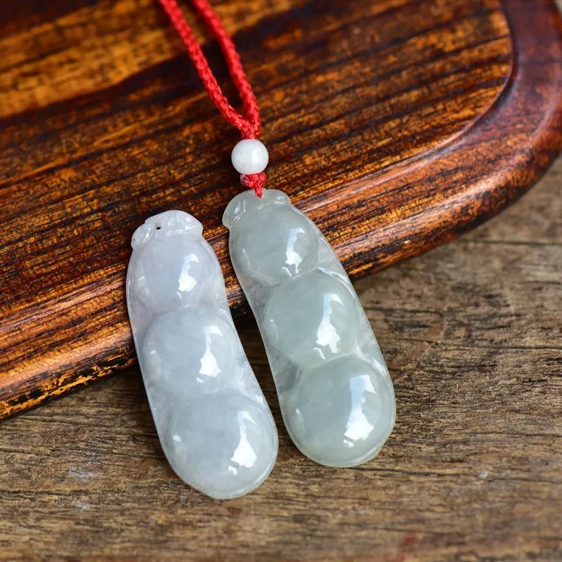 Jadeite Four Seasons Lucky Beans Pendant Necklace Myanmar A Fashion Versatile
Jadeite Four Seasons Lucky Beans Pendant Necklace Myanmar A Fashion Versatile