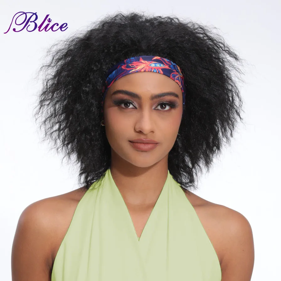 Blice Synthetic Women Wig Headband Wigs With Adjustable Elastic Hairband Afro Curly Wigs For Daily Life Easy To Wear
Blice Synthetic Women Wig Headband Wigs With Adjustable Elastic Hairband Afro Curly Wigs For Daily Life Easy To Wear
