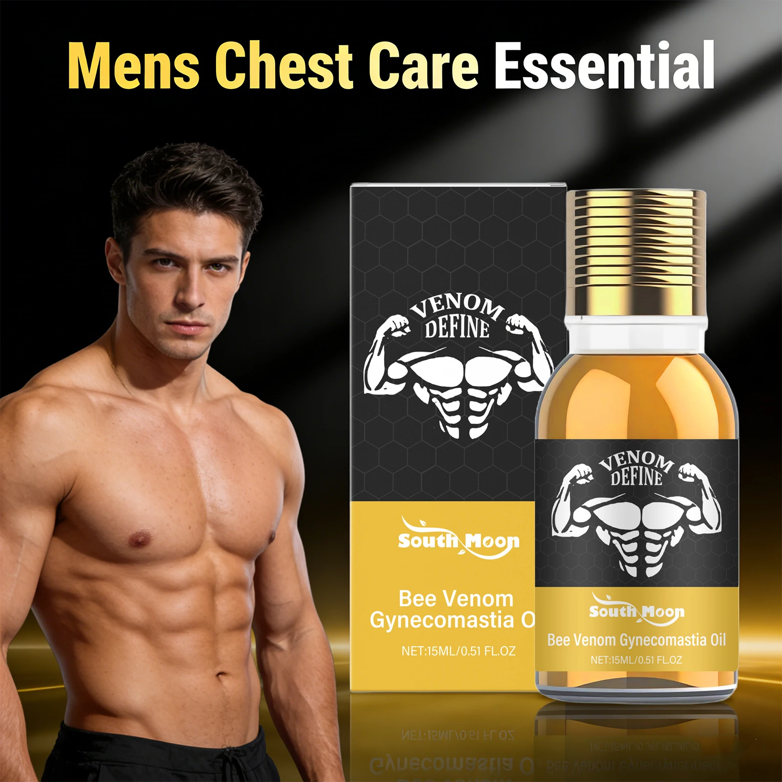 Men Chest Care Essential Oil Firming Sculpting Remove Fat Reduction Cellulite Enhance Metabolism Chest Muscle Massage Oil
Men Chest Care Essential Oil Firming Sculpting Remove Fat Reduction Cellulite Enhance Metabolism Chest Muscle Massage Oil