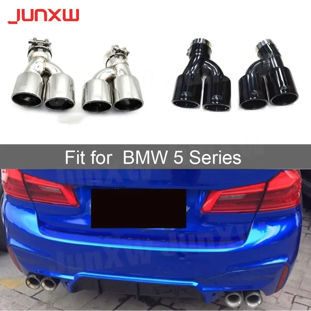 Car Stainless Steel Rear 4 - Exhaust Muffler Tip End Pipe 2pcs/set for BMW 5 Series G30 G38 M5 2017-2019 Car Styling
Car Stainless Steel Rear 4 - Exhaust Muffler Tip End Pipe 2pcs/set for BMW 5 Series G30 G38 M5 2017-2019 Car Styling