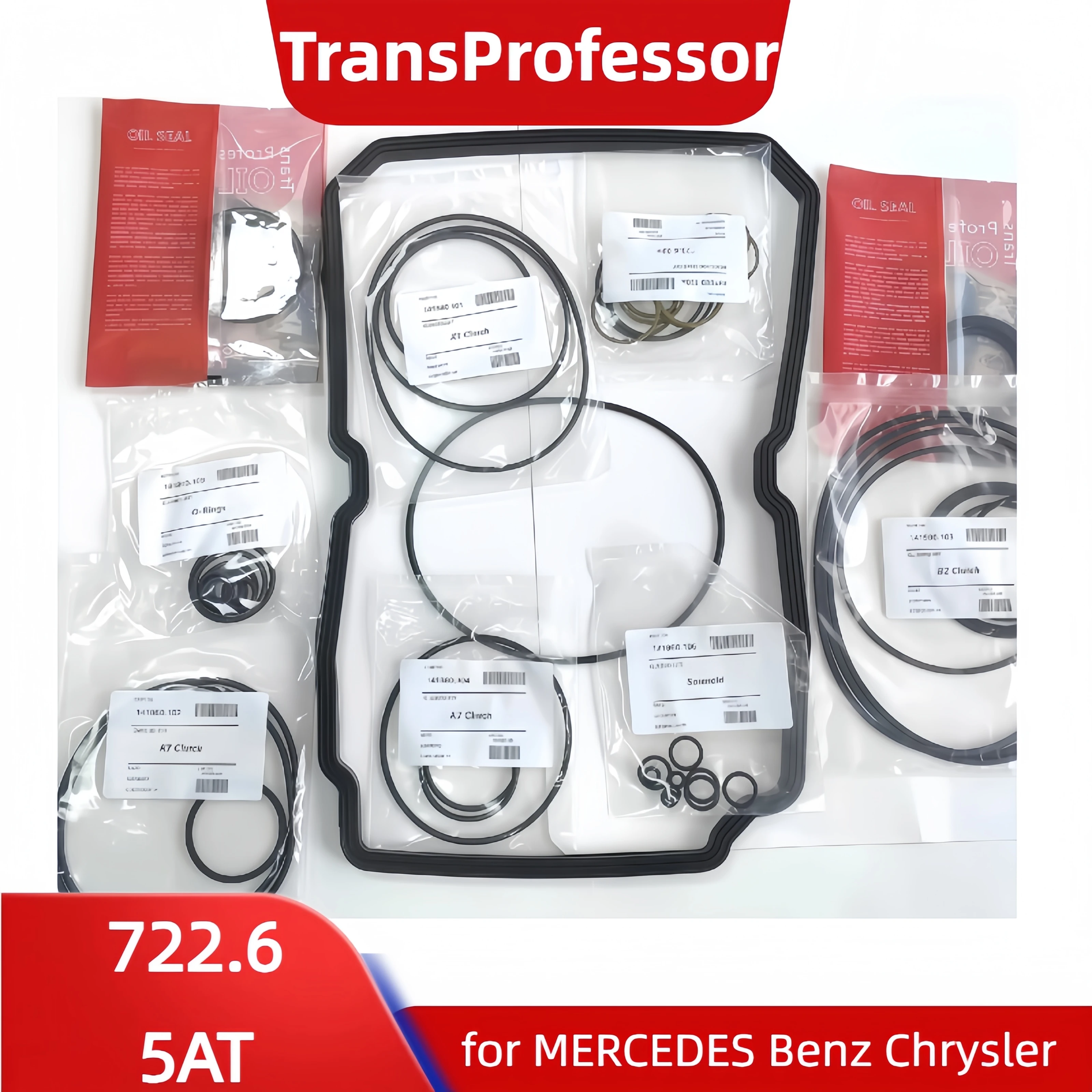 722.6 Transmission Repair Overhaul Kit for MERCEDES Benz,TransProfessor Gearbox Gasket Oil Seals O-Rings Auto Car Accessories
722.6 Transmission Repair Overhaul Kit for MERCEDES Benz,TransProfessor Gearbox Gasket Oil Seals O-Rings Auto Car Accessories