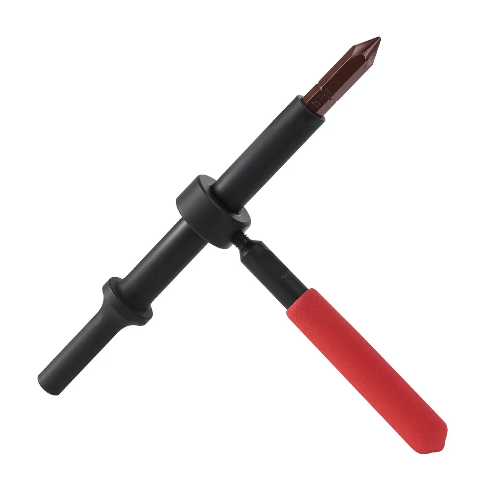Air Impact Screw Remover F3369 6Pcs Black Diamond Steel Slotted & Phillips Bits Pneumatic Hammer Compatible
Air Impact Screw Remover F3369 6Pcs Black Diamond Steel Slotted & Phillips Bits Pneumatic Hammer Compatible