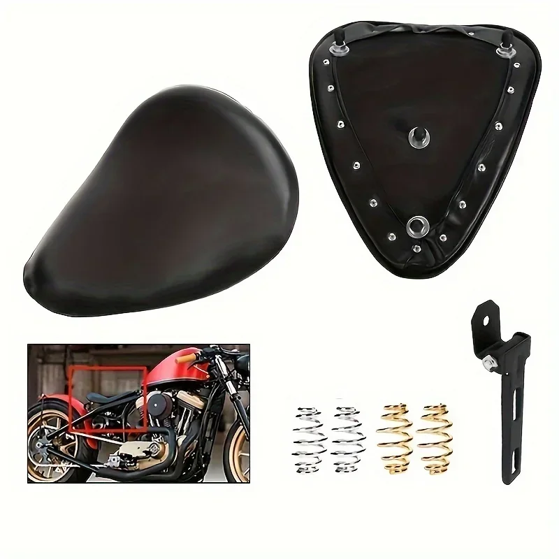 Retro Faux Leather Motorcycle Seat with Spring Cushion - Comfort Upgrade for Cruisers, Fits Various Models, Retro,Faux Leather
Retro Faux Leather Motorcycle Seat with Spring Cushion - Comfort Upgrade for Cruisers, Fits Various Models, Retro,Faux Leather