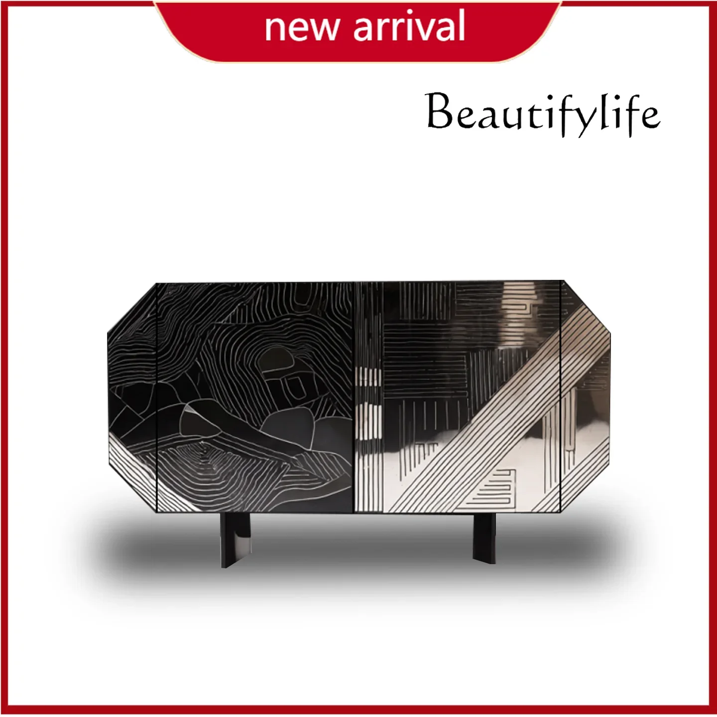 Rr ZR Designer's Original Entrance Cabinet Light Luxury High-end Dining Side Cabinet Entry Foyer Decoration Living Room Locker
Rr ZR Designer's Original Entrance Cabinet Light Luxury High-end Dining Side Cabinet Entry Foyer Decoration Living Room Locker