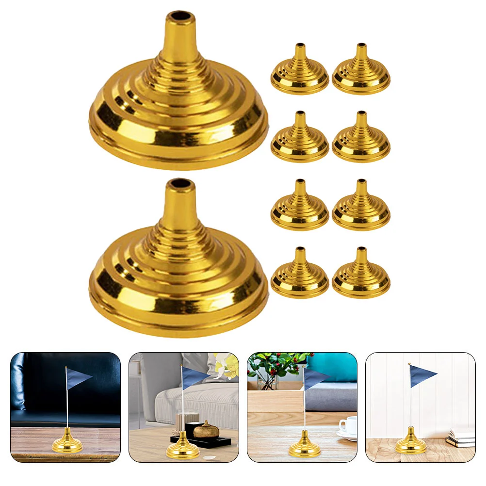 10 Pcs Flag Stand Decorate Office Table DIY Holder Plastic Work Mini for Decoration Desk
10 Pcs Flag Stand Decorate Office Table DIY Holder Plastic Work Mini for Decoration Desk