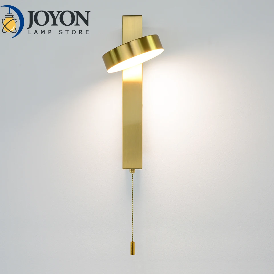 9W with Switch Led Wall Lamp Modern Wall Light Gold with Switch Wall Lamps Livingroom Indoor Lighting White Black Led Luminaire
9W with Switch Led Wall Lamp Modern Wall Light Gold with Switch Wall Lamps Livingroom Indoor Lighting White Black Led Luminaire