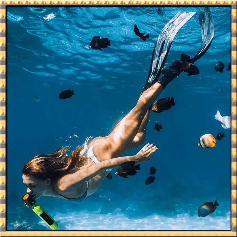 AA79 New Mini Oxygen Cylinder Diving Teaching Underwater Breather Breathing Oxygen Tank Breathing Valve Head
AA79 New Mini Oxygen Cylinder Diving Teaching Underwater Breather Breathing Oxygen Tank Breathing Valve Head