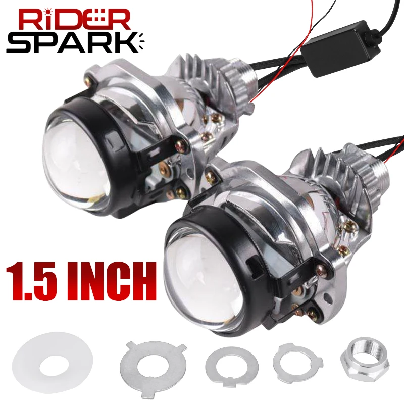 1.5 Inch Mini Bi LED Projector Lenses For H7 H4 9005 9006 Car Headlight Retrofit Upgrade Kit 5570 CSP High Low Beam PTF 5500K
1.5 Inch Mini Bi LED Projector Lenses For H7 H4 9005 9006 Car Headlight Retrofit Upgrade Kit 5570 CSP High Low Beam PTF 5500K