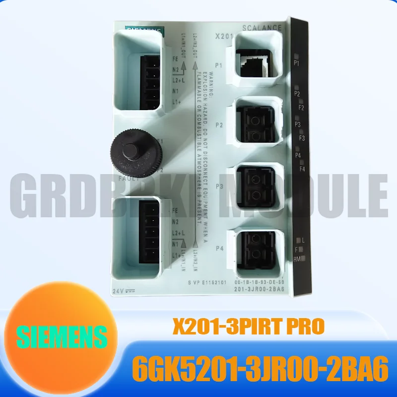 Новый оригинальный модуль интерфейса SIEMENS 6GK5201-3JR00-2BA6 6GK5 201-3JR00-2BA6 X201-3PIRT PRO Switch
Новый оригинальный модуль интерфейса SIEMENS 6GK5201-3JR00-2BA6 6GK5 201-3JR00-2BA6 X201-3PIRT PRO Switch