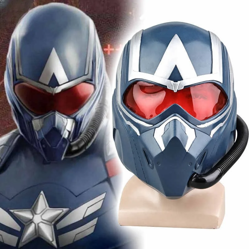 New Hot Marvel Captain America 4 Mask Can Be Worn Cosplay Captain America 1:1 Pvc Movie Props Halloween Costume Gifts Toys
New Hot Marvel Captain America 4 Mask Can Be Worn Cosplay Captain America 1:1 Pvc Movie Props Halloween Costume Gifts Toys