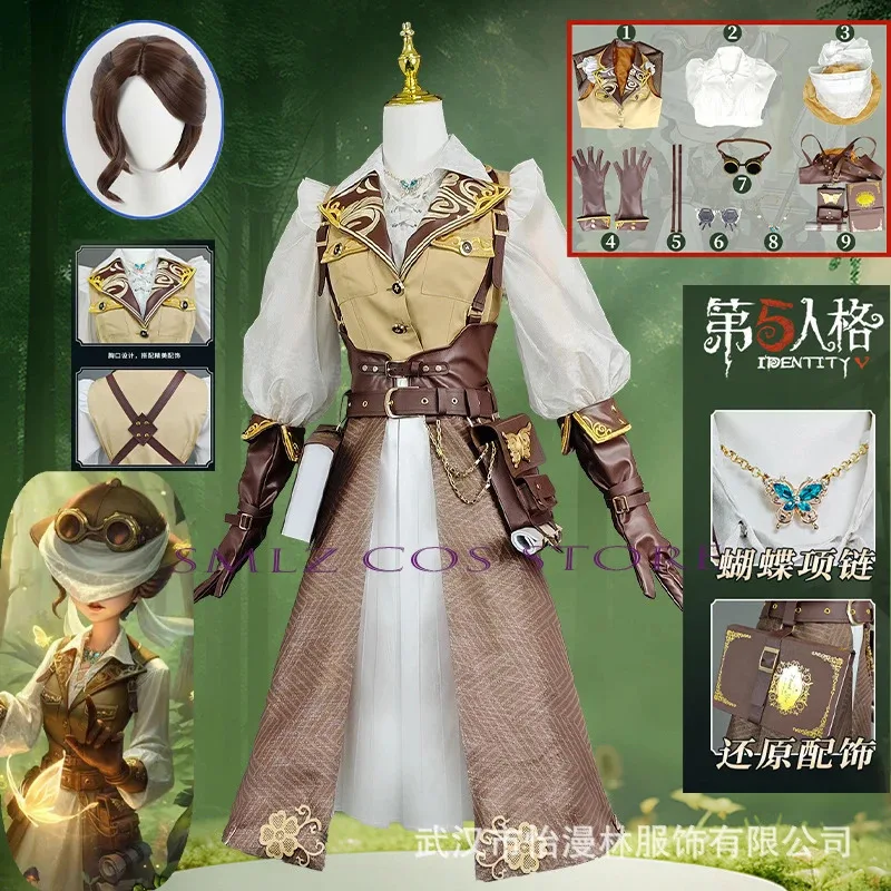 Melly Plinius Cosplay Game Identity Ⅴ Entomologist Costume Flower of The Wilderness QiZhen Wig Uniform Woman Dress for Party
Melly Plinius Cosplay Game Identity Ⅴ Entomologist Costume Flower of The Wilderness QiZhen Wig Uniform Woman Dress for Party