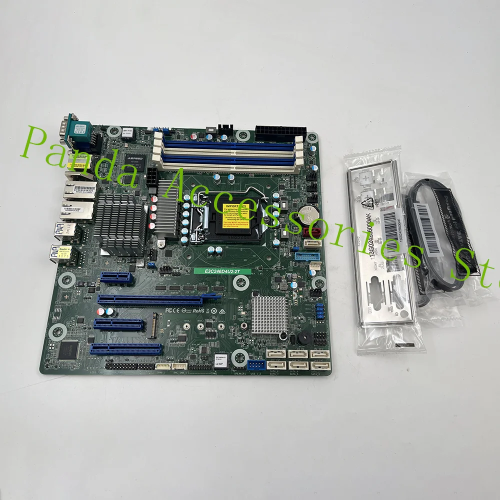 Материнская плата для рабочих станций E3C246D4U2-2T с двумя портами X550 10GbE
Материнская плата для рабочих станций E3C246D4U2-2T с двумя портами X550 10GbE