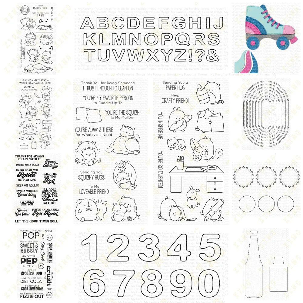 2024 New Numbers Alphabet Metal Cutting Dies and Stamps Scrapbook Diary Decoration Stencil Embossing Template DIY Greeting Card 
2024 New Numbers Alphabet Metal Cutting Dies and Stamps Scrapbook Diary Decoration Stencil Embossing Template DIY Greeting Card