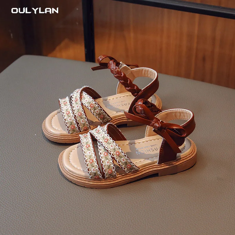Girls' Sandals 2025 Summer New Children's Shoes Princess Shoes Korean Version Bow Beef Tendon Flat Children Beach Shoes
Girls' Sandals 2025 Summer New Children's Shoes Princess Shoes Korean Version Bow Beef Tendon Flat Children Beach Shoes