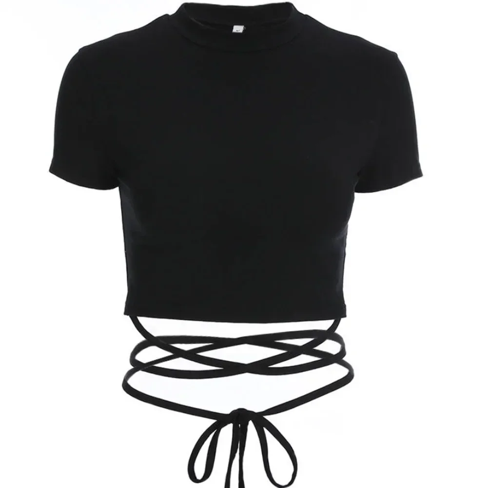 Black Short T-Shirts T-shirt M-XXL Summer Women Black Short T-Shirts Versatile Tight High-waisted Sexy Tops Y2K
Black Short T-Shirts T-shirt M-XXL Summer Women Black Short T-Shirts Versatile Tight High-waisted Sexy Tops Y2K