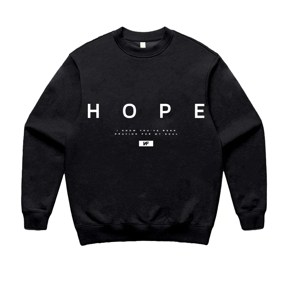 NF Hope Рубашка с длинным рукавом и круглым вырезом NF Hope Tour Новая уличная одежда Музыкальный альбом Одежда Подарок для фанатов Пуловер Унисекс Повседневный топ
NF Hope Рубашка с длинным рукавом и круглым вырезом NF Hope Tour Новая уличная одежда Музыкальный альбом Одежда Подарок для фанатов Пуловер Унисекс Повседневный топ