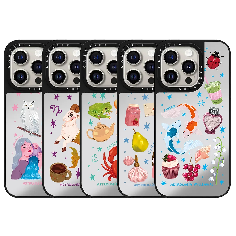 CASETiFY Brilliant series Twelve constellations Phone Case for iPhone 17 16 15 14 13 Pro Max Air Plus Magnetic Protective Cover
CASETiFY Brilliant series Twelve constellations Phone Case for iPhone 17 16 15 14 13 Pro Max Air Plus Magnetic Protective Cover