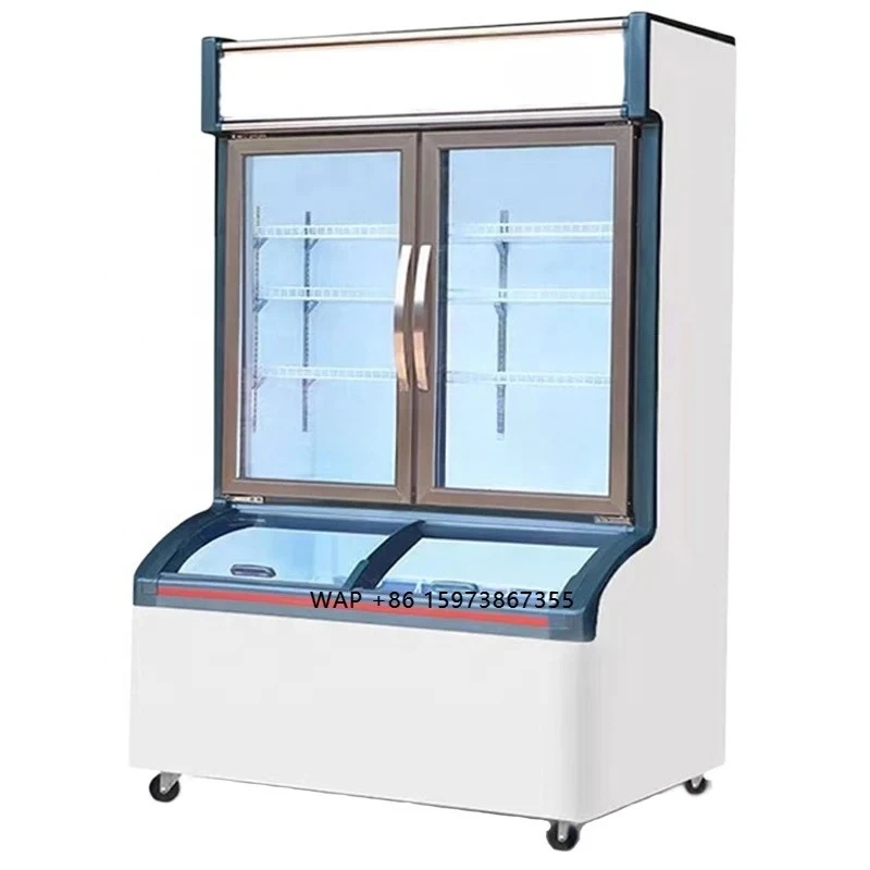 Convenience Store Refrigerators Double-Temperature Air Cooled Display Cooler 2-Door 2 Star Energy Efficient Customizable 4
Convenience Store Refrigerators Double-Temperature Air Cooled Display Cooler 2-Door 2 Star Energy Efficient Customizable 4