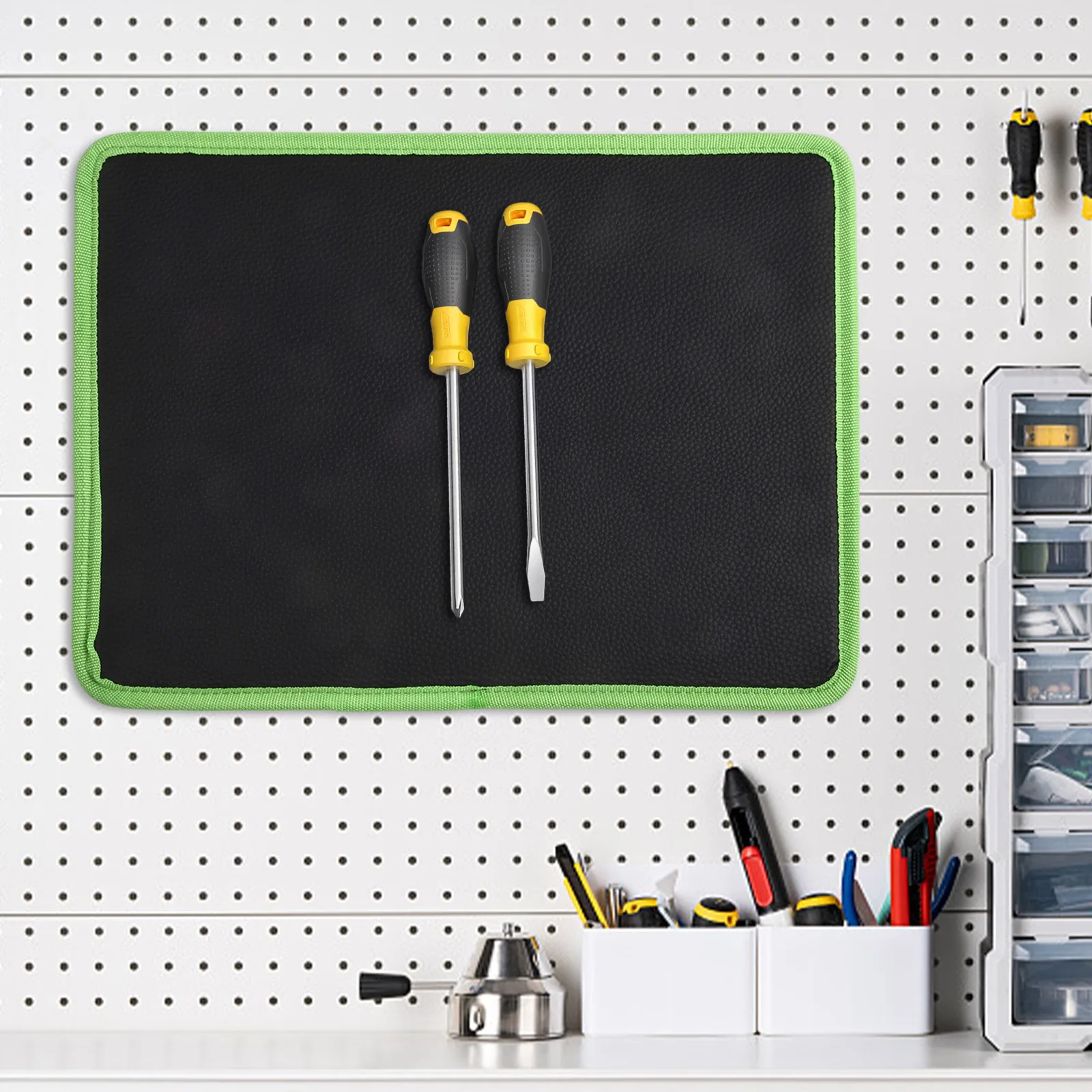 Car Repair Tray Magnetic Storage Mat During Car Repair Screw Holding Solution Clutter-free Workspace DIY Tool Organizer
Car Repair Tray Magnetic Storage Mat During Car Repair Screw Holding Solution Clutter-free Workspace DIY Tool Organizer