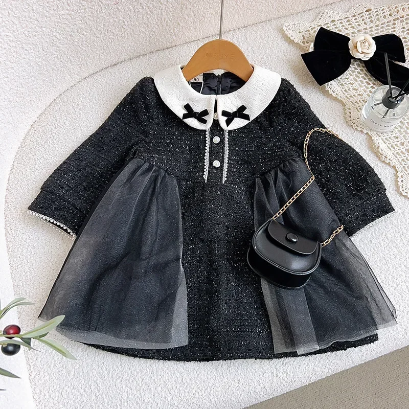 Girl Tweed Designed Dress Teenager New Dress Cotton Pattern Mesh Clothes Dress Long Sleeves Fashion for 1-10Ys Outfit
Girl Tweed Designed Dress Teenager New Dress Cotton Pattern Mesh Clothes Dress Long Sleeves Fashion for 1-10Ys Outfit