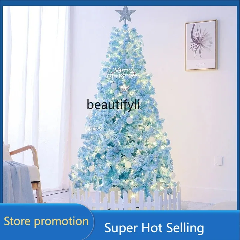 a485 Christmas Blue Flocking Christmas Tree Home Package Luxury Decoration
a485 Christmas Blue Flocking Christmas Tree Home Package Luxury Decoration