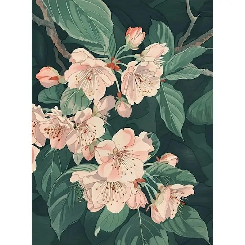 GATYZTORY Oil Painting By Number Cherry Blossom Flowers DIY Frame Coloring By Numbers Drawing On Canvas For Adults Wall Art
GATYZTORY Oil Painting By Number Cherry Blossom Flowers DIY Frame Coloring By Numbers Drawing On Canvas For Adults Wall Art