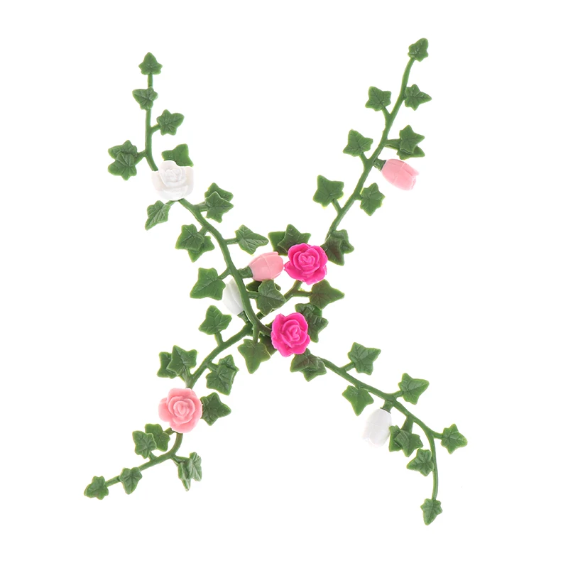 1:12 Mini Rose Vine 2Pcs Artificial Flower Dollhouse Indoor Decoration Ornament
1:12 Mini Rose Vine 2Pcs Artificial Flower Dollhouse Indoor Decoration Ornament
