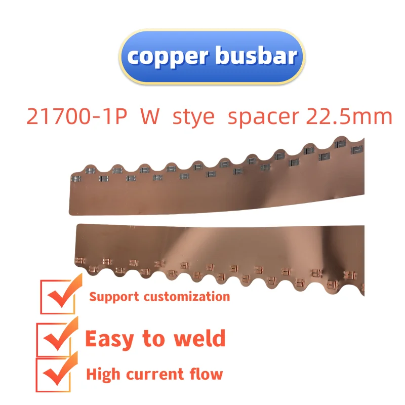 21700-1P W Style High Conductivity Copper Busbar for Electric Motorcycle Pure Nickel Replacement High Current Copper Sheet 3pcs
21700-1P W Style High Conductivity Copper Busbar for Electric Motorcycle Pure Nickel Replacement High Current Copper Sheet 3pcs