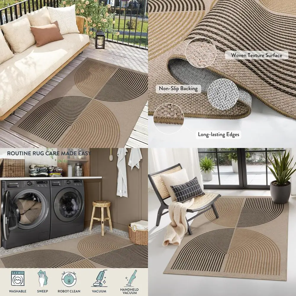 3x5 Farmhouse-Style Jute Rug, Easy to Clean, Non-Slip Indoor Door Mat for Entryway, Mudroom, and Porch Decor
3x5 Farmhouse-Style Jute Rug, Easy to Clean, Non-Slip Indoor Door Mat for Entryway, Mudroom, and Porch Decor