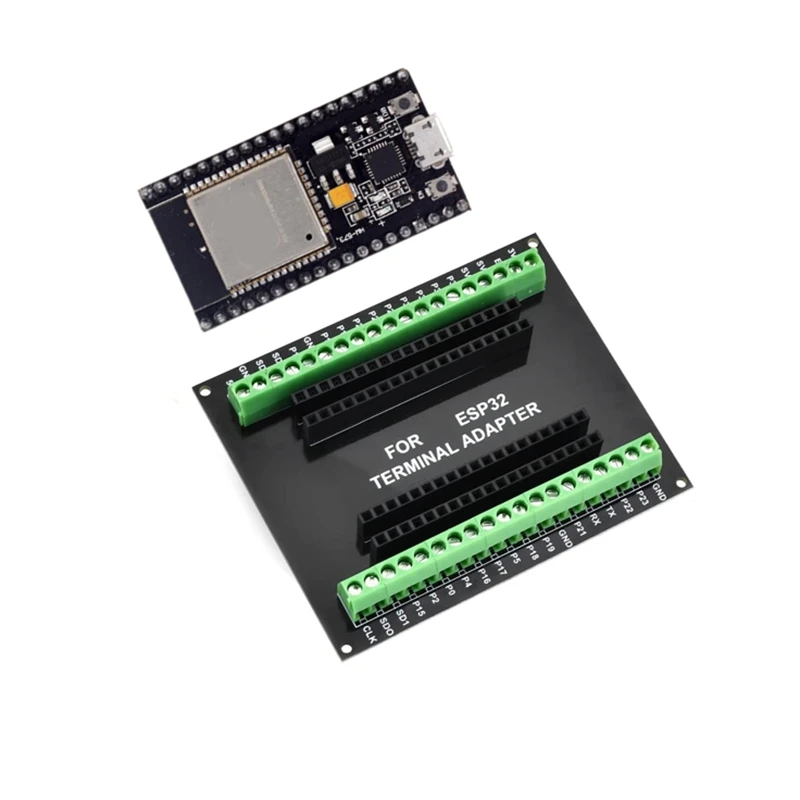 Плата расширения ESP32, совместимая с ESP32, плата разработки Wi-Fi Bluetooth, Nodemcu-32S Lua 38Pin, плата расширения GPIO
Плата расширения ESP32, совместимая с ESP32, плата разработки Wi-Fi Bluetooth, Nodemcu-32S Lua 38Pin, плата расширения GPIO