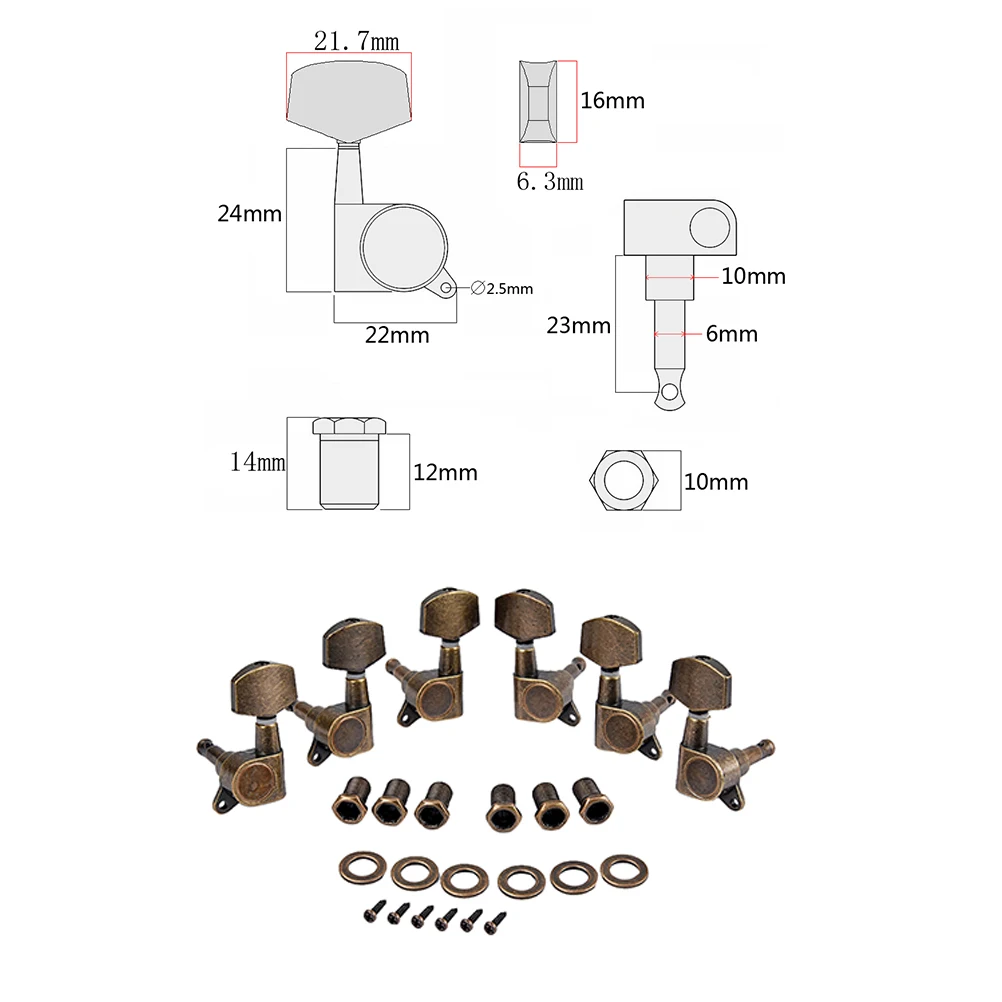 6 PCS Bronze Strings Are Accurate Electric Guitar for Pegs Knobs Classical Tuners Tuning
6 PCS Bronze Strings Are Accurate Electric Guitar for Pegs Knobs Classical Tuners Tuning