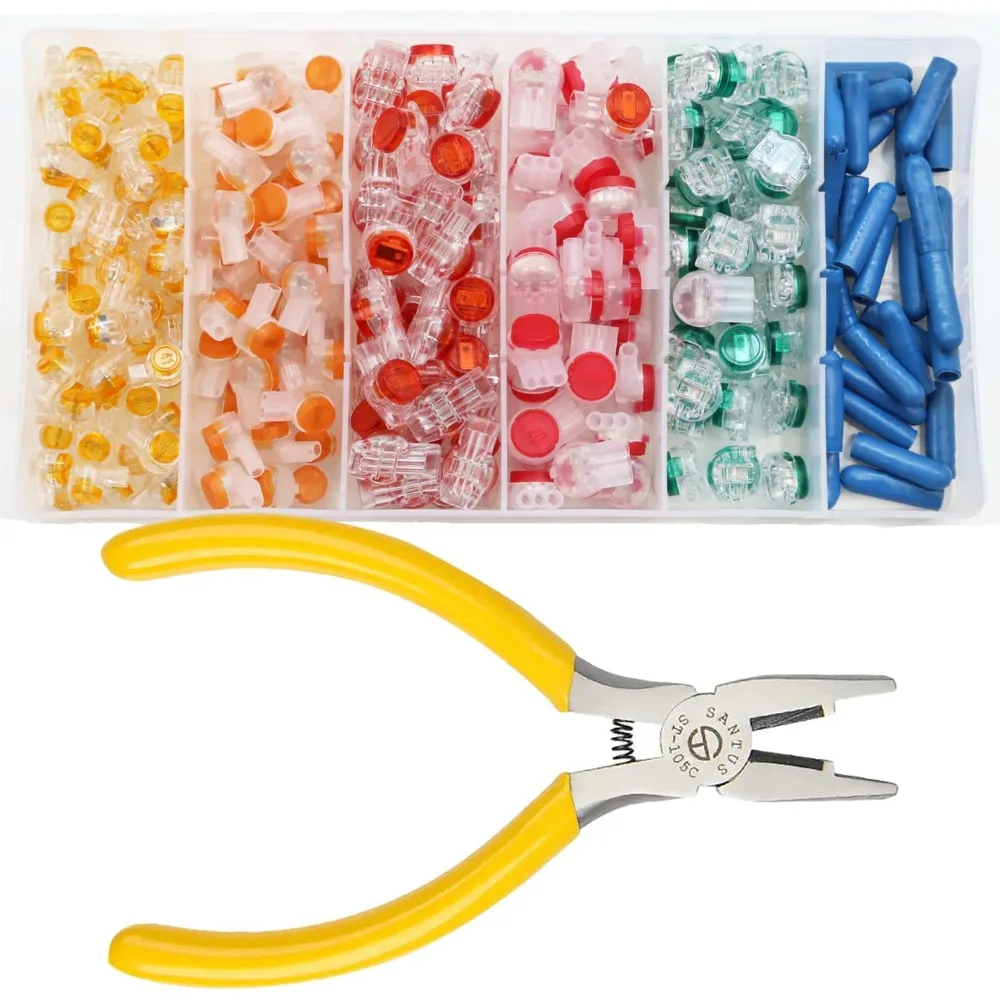 260 waterproof telephone line connectors, data telephone line butt connector port UY/UR/UB/K5/B wire butt with crimping pliers
260 waterproof telephone line connectors, data telephone line butt connector port UY/UR/UB/K5/B wire butt with crimping pliers