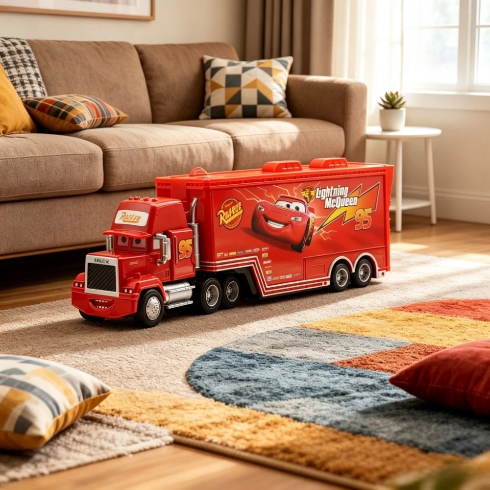 Disney Pixar Cars Lightning McQueen & Uncle Mike Truck Model, Kids Racing Vehicle Toy, Christmas New Year Gift for Boys
Disney Pixar Cars Lightning McQueen & Uncle Mike Truck Model, Kids Racing Vehicle Toy, Christmas New Year Gift for Boys