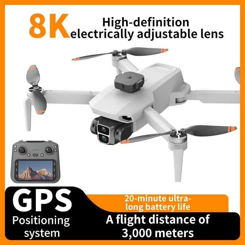 L106-1 GPS с 4,5-дюймовым ЖК-дисплеем, большой цветной экран, 8K Ultra HD GPS, бесщеточная антенна, складной полет, инфракрасное предотвращение препятствий
L106-1 GPS с 4,5-дюймовым ЖК-дисплеем, большой цветной экран, 8K Ultra HD GPS, бесщеточная антенна, складной полет, инфракрасное предотвращение препятствий