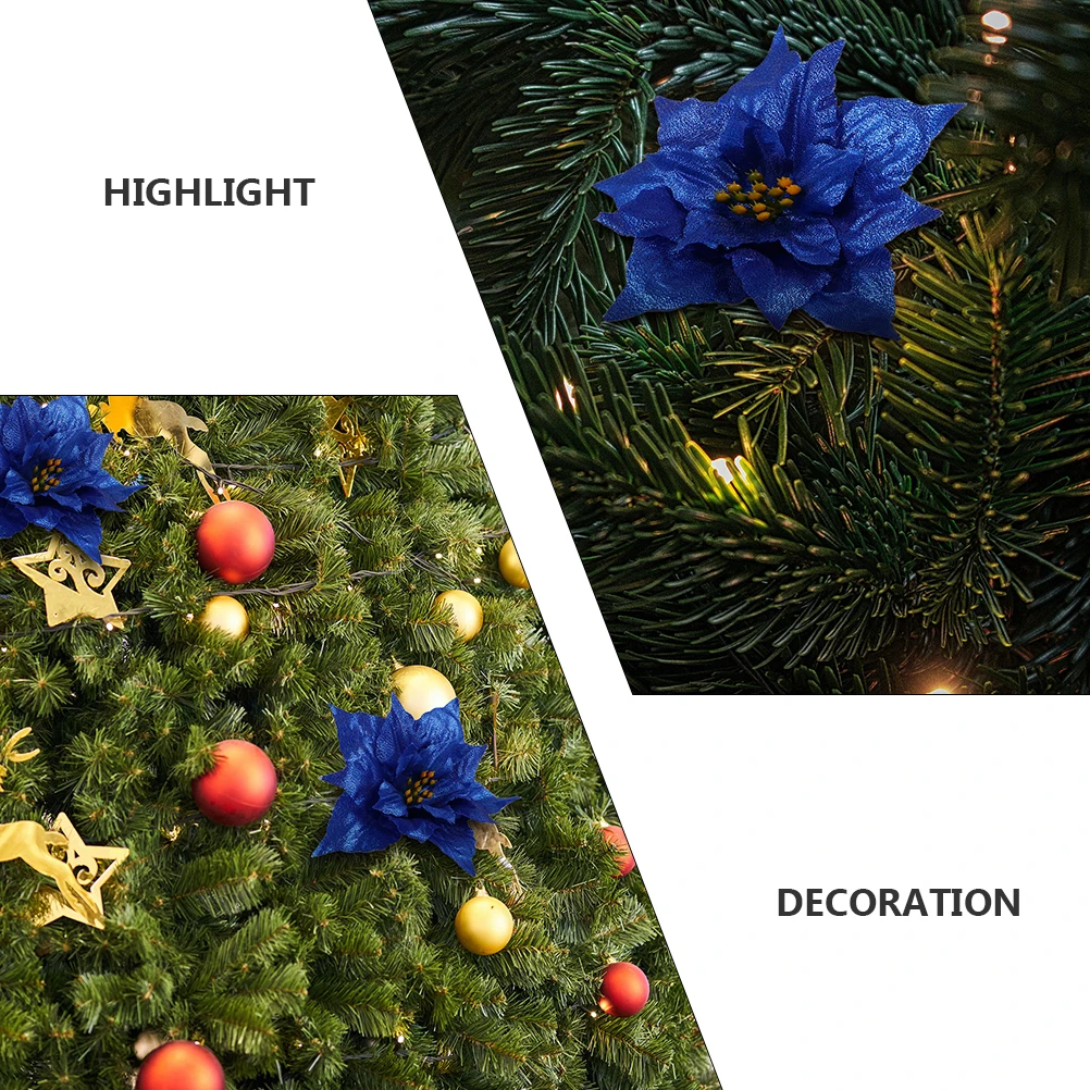 10Pcs Christmas Tree Adornment Christmas Wreath Accessories Artificial Flower Decor for Holiday Party Decoration Supplies
10Pcs Christmas Tree Adornment Christmas Wreath Accessories Artificial Flower Decor for Holiday Party Decoration Supplies