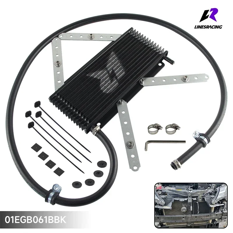 Transmission Universal 14 Row Oil Cooler Kit Tube & fin 11"x4.2"x0.75" (280x107x19mm) inlet/outlet 9.6mm 3/8" Barb
Transmission Universal 14 Row Oil Cooler Kit Tube & fin 11"x4.2"x0.75" (280x107x19mm) inlet/outlet 9.6mm 3/8" Barb