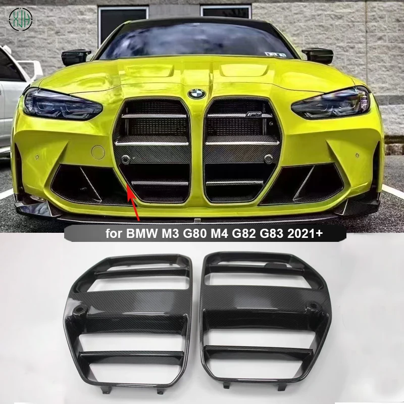 for BMW M3 G80 M4 G82 G83 2021+car front bumper S-shaped dry carbon fiber intake grille vent splitter body kit
for BMW M3 G80 M4 G82 G83 2021+car front bumper S-shaped dry carbon fiber intake grille vent splitter body kit