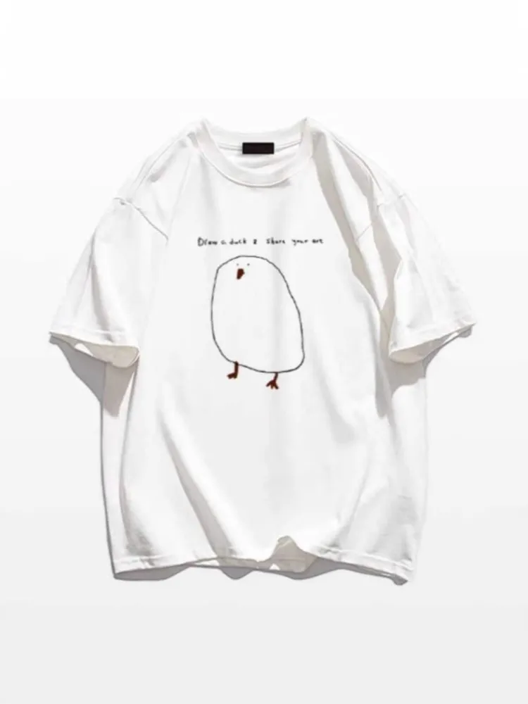 Women's Clothing Solid Color Printed Tops Short Sleeves T Shirt Blusas Simple Style Blusas Casual All-match Commuting Trendy
Women's Clothing Solid Color Printed Tops Short Sleeves T Shirt Blusas Simple Style Blusas Casual All-match Commuting Trendy