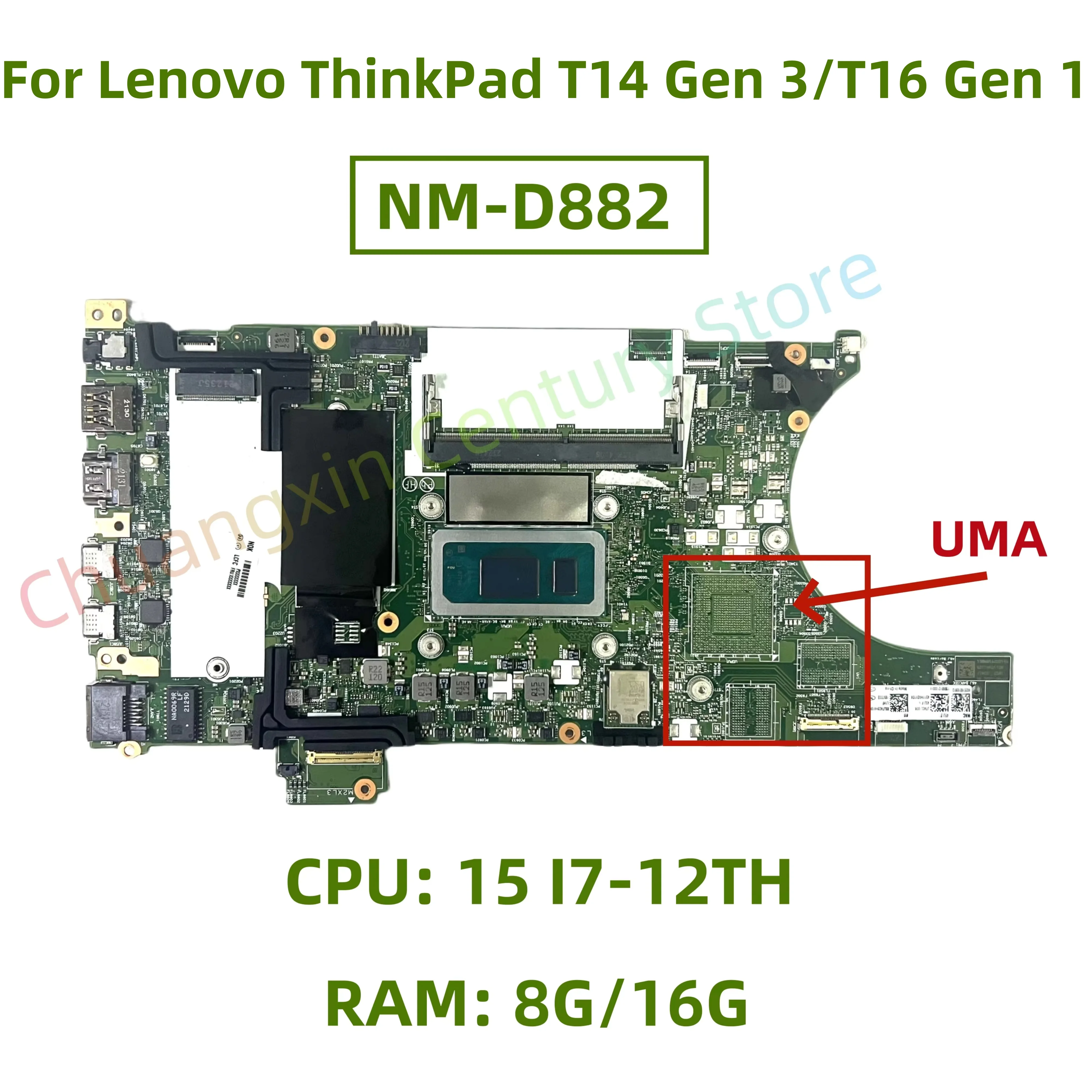 NM-D882 motherboard for Lenovo ThinkPad T14 Gen 3/T16 Gen 1 Laptop CPU: I5 I7-12TH UMA RAM: 8G/16G 100% test completed shipment
NM-D882 motherboard for Lenovo ThinkPad T14 Gen 3/T16 Gen 1 Laptop CPU: I5 I7-12TH UMA RAM: 8G/16G 100% test completed shipment