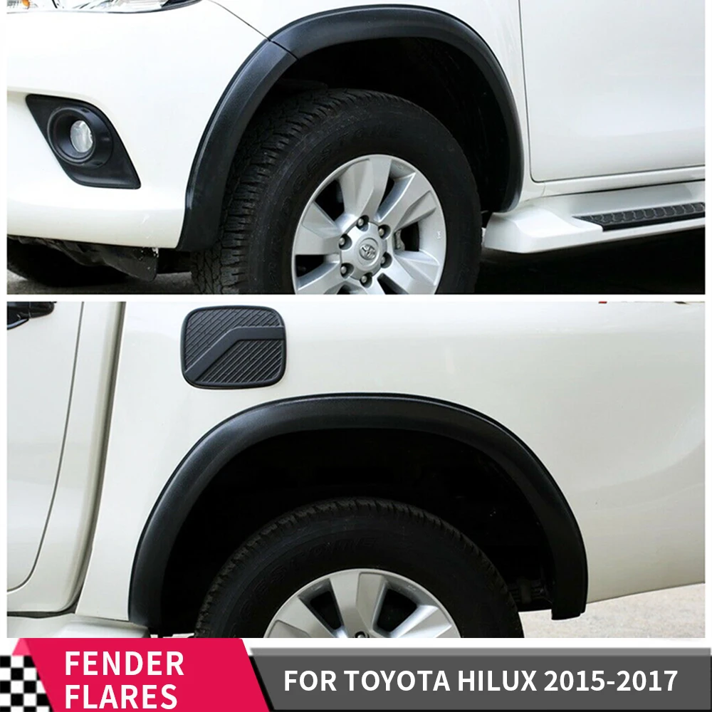 Wheel Arch Mudguard Fender Flares For Toyota Hilux 2015 2016 2017 Protector Matte Black Car Accessories
Wheel Arch Mudguard Fender Flares For Toyota Hilux 2015 2016 2017 Protector Matte Black Car Accessories