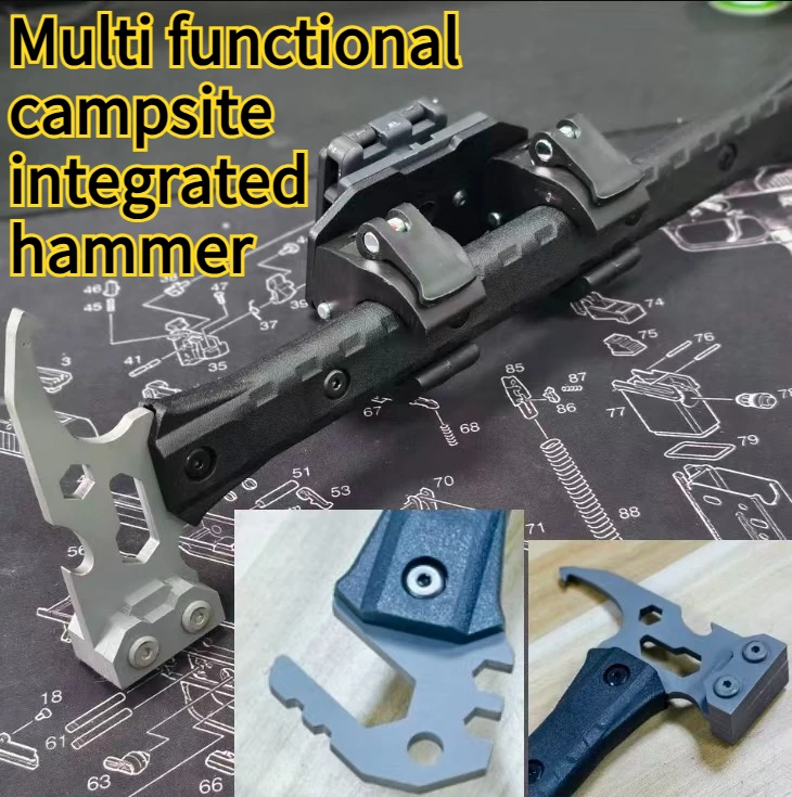 Outdoor Multi-purpose Wrench Campsite Hammer Camping Portable Car Mounted Self-defense Ground Hammer
Outdoor Multi-purpose Wrench Campsite Hammer Camping Portable Car Mounted Self-defense Ground Hammer