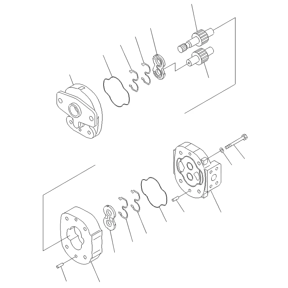 PC75UU PC75UD-3 78US-5 Детали экскаватора Гидравлический насос в сборе 705-24-29090 Главный гидравлический насос
PC75UU PC75UD-3 78US-5 Детали экскаватора Гидравлический насос в сборе 705-24-29090 Главный гидравлический насос