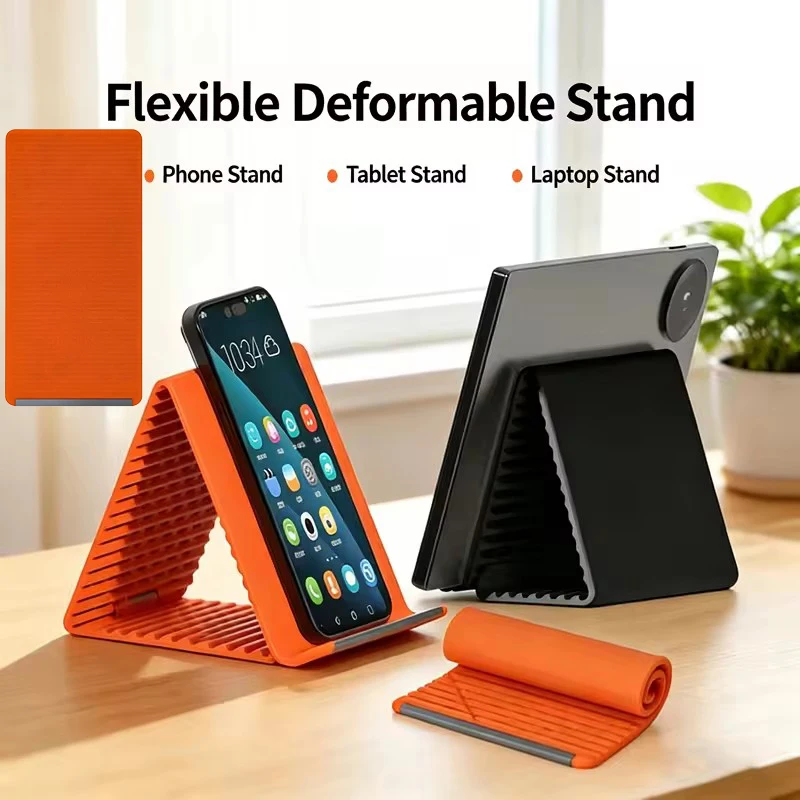 Creative Flexible Foldable Silicone Phone Holders Stand Lazy Bracket Travel Office Home Portable Desktop CellPhone Tablet Tablet
Creative Flexible Foldable Silicone Phone Holders Stand Lazy Bracket Travel Office Home Portable Desktop CellPhone Tablet Tablet