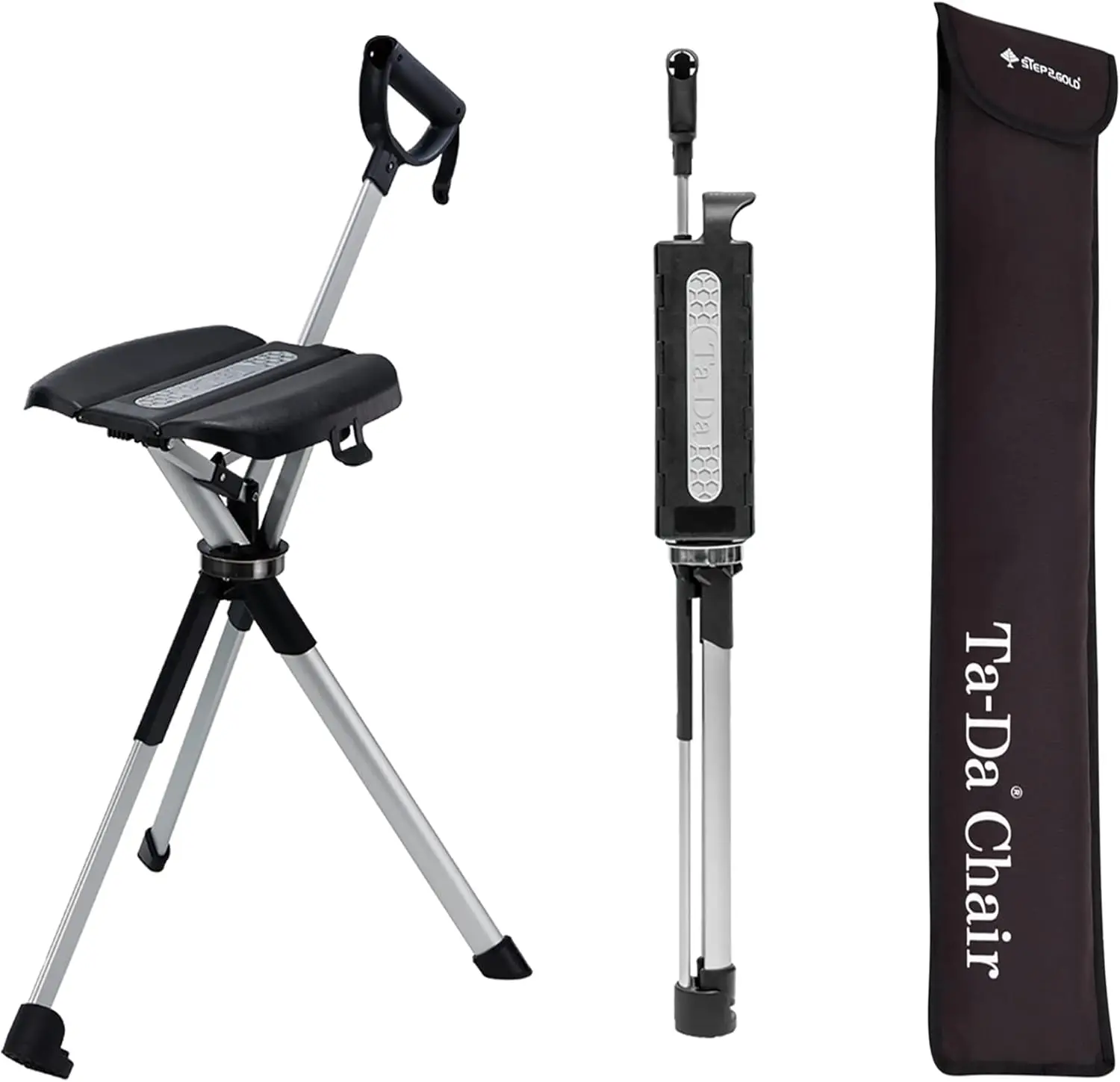 Chair Series 2- Portable Walking Stick, Cane with Seat, Foldable Chair, Hiking Stick, for Camping, Hiking, Lightweight Aluminum
Chair Series 2- Portable Walking Stick, Cane with Seat, Foldable Chair, Hiking Stick, for Camping, Hiking, Lightweight Aluminum