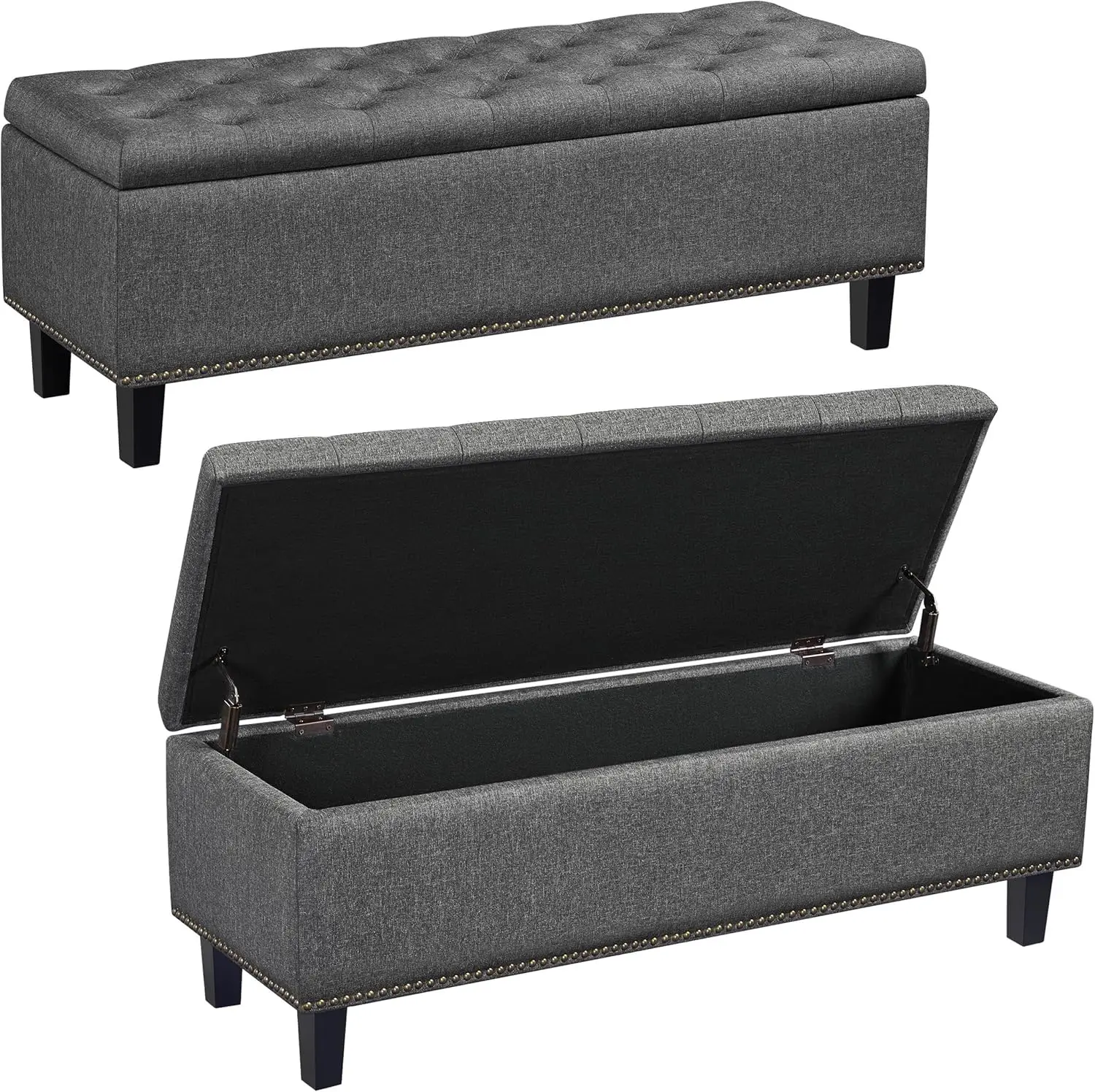 49' Ottoman with Storage, Tufted Storage Ottoman Bench with Safety Hinge, Entryway Shoe Benches for
49' Ottoman with Storage, Tufted Storage Ottoman Bench with Safety Hinge, Entryway Shoe Benches for