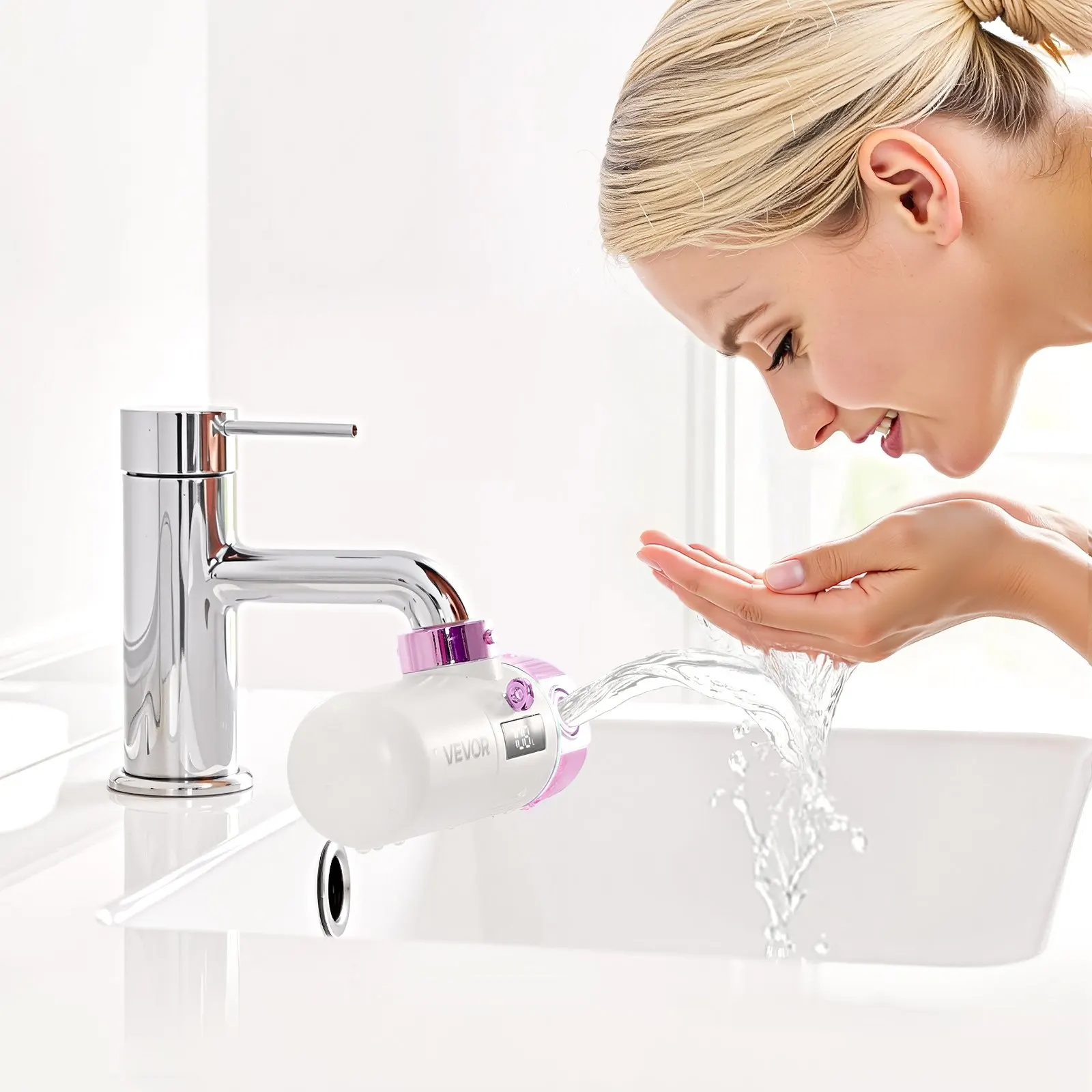 Skincare Water Filter Bathroom Sink Faucet Purifier For Skin PinkGold
Skincare Water Filter Bathroom Sink Faucet Purifier For Skin PinkGold