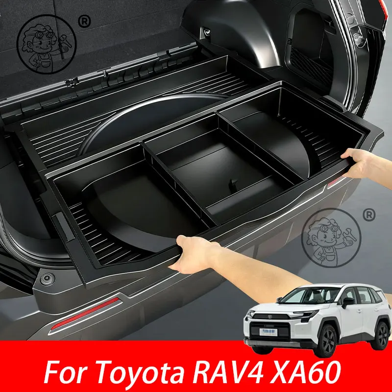 Rear Trunk Lower Storage Box ABS Waterproof Trunk Organizer Tray For Toyota RAV4 XA60 6TH 2026 2027 Interior Stowing Accessories
Rear Trunk Lower Storage Box ABS Waterproof Trunk Organizer Tray For Toyota RAV4 XA60 6TH 2026 2027 Interior Stowing Accessories